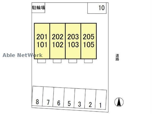 イーストフィールド（高崎市上中居町）の物件外観写真